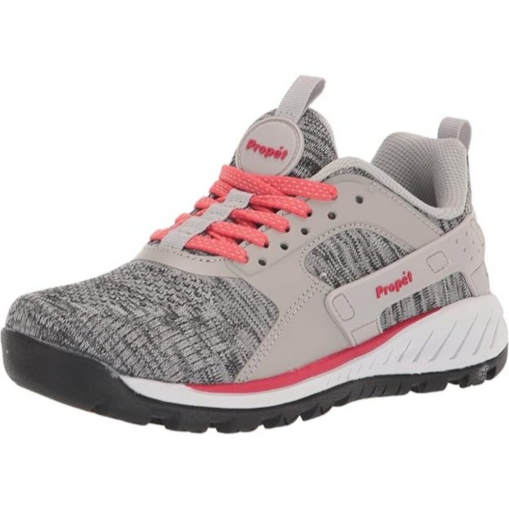 Propet Visper Womens Hiking Shoe Gray Size 6.5 2E Extra Wide Vibram Sneaker NEW - Picture 5 of 9